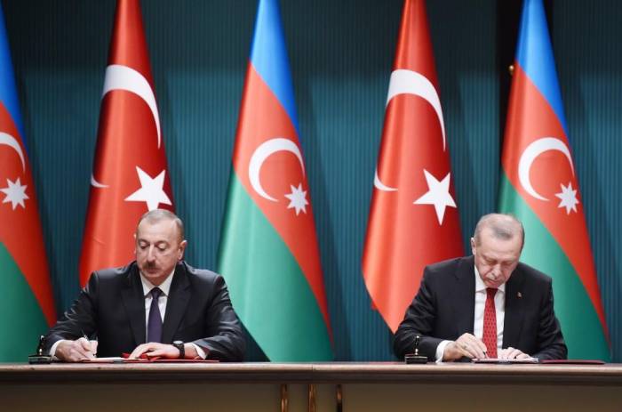 Подписаны азербайджано-турецкие документы - ФОТО