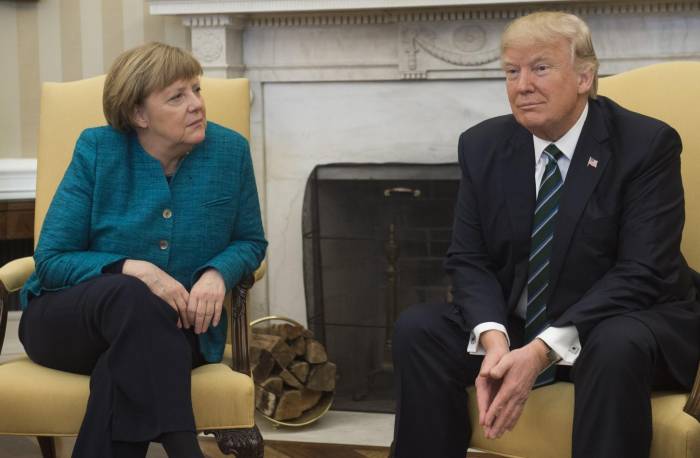 Меркель прибыла в Вашингтон для встречи с Трампом
