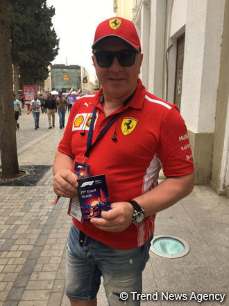 Турист: "Душевный Баку сердечно встречает всех гостей Формулы 1"
