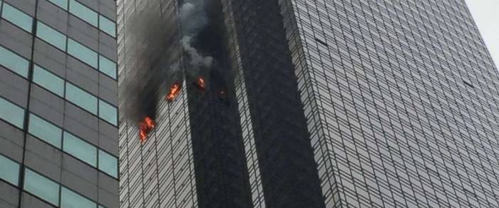 Пожар в  Trump Tower: погиб один человек