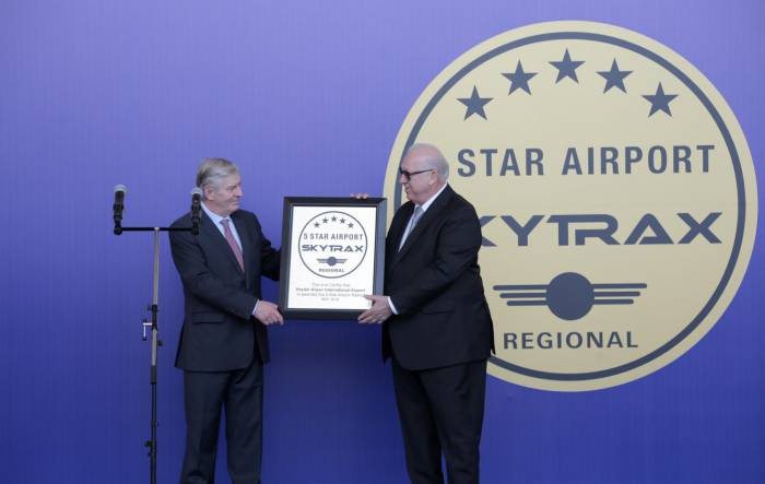 Международному аэропорту Гейдар Алиев вручена самая престижная премия в мире