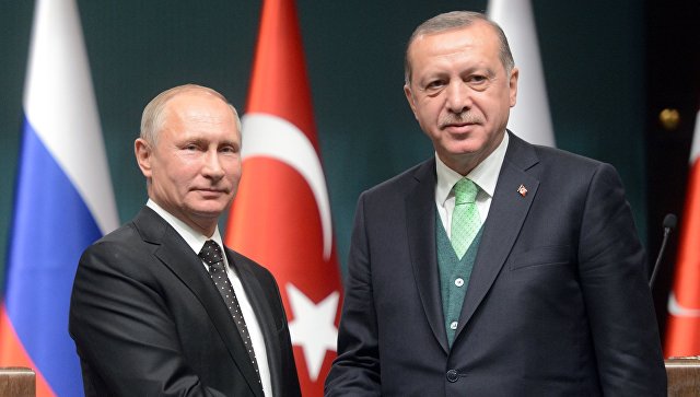 Эрдоган обсудил с Путиным ситуацию в секторе Газа
