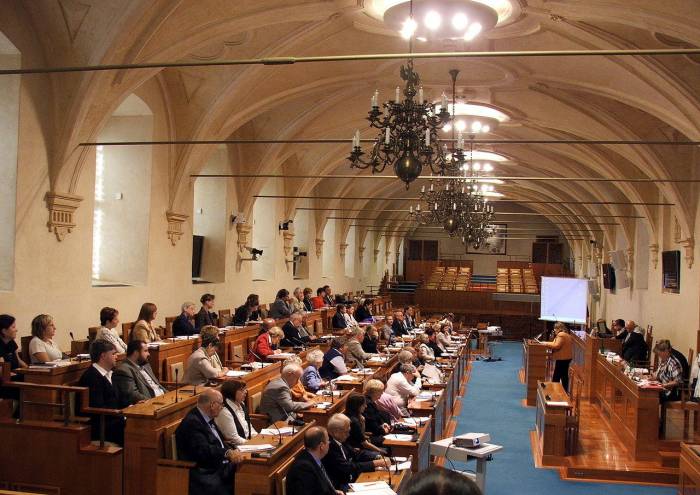 В сенате Чехии обвинили Земана 
