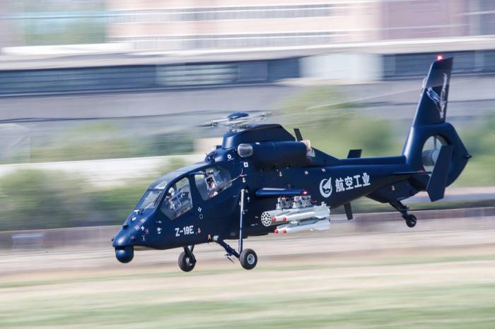 Китай провел испытания вертолета Z-19E