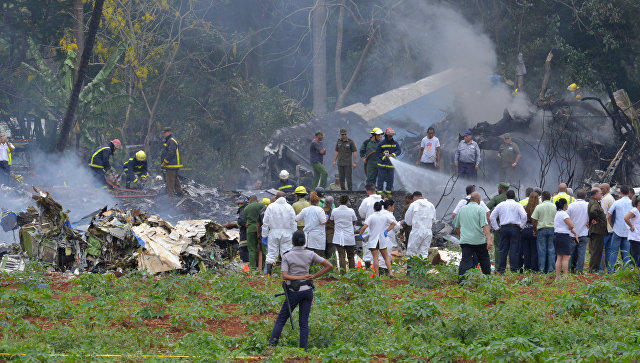 На Кубе идентифицировали останки 20 погибших в авиакатастрофе
