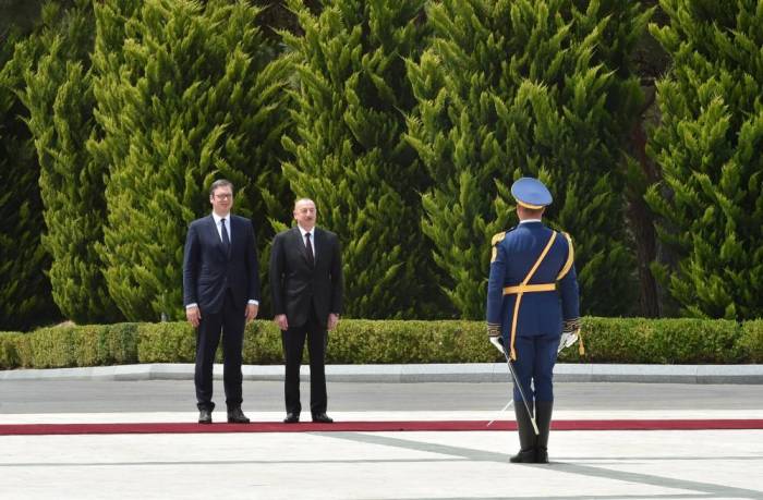 Состоялась церемония официальной встречи Президента Сербии - ФОТО