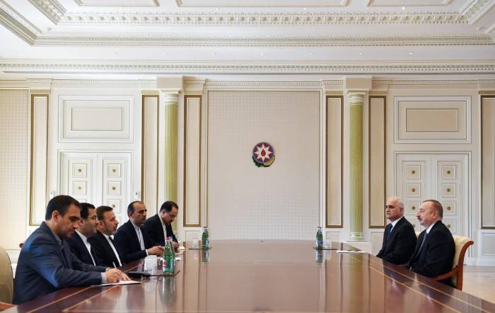 Ильхам Алиев принял главу Аппарата президента Ирана - ФОТО