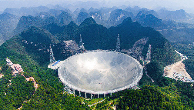 В Китае создана лаборатория для крупнейшего в мире радиотелескопа