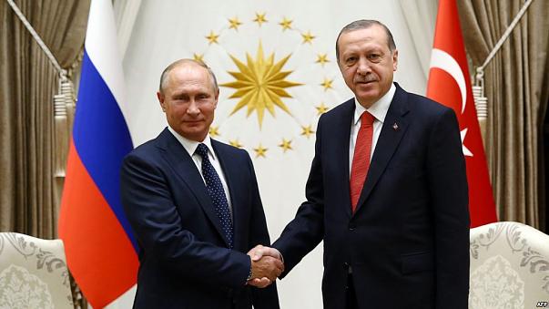 Путин и Эрдоган договорились о взаимодействии по урегулированию в Сирии
