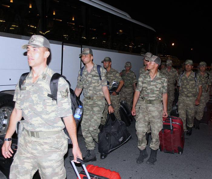 Турецкие военнослужащие прибыли в Азербайджан - ФОТО