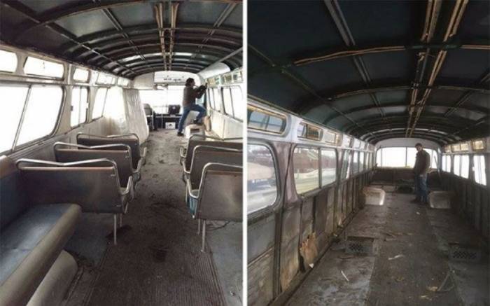 За три года девушка превратила старенький автобус в прекрасный дом на колесах - ФОТО - ВИДЕО 