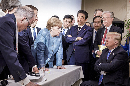 Трамп недоволен фотографией с саммита G7