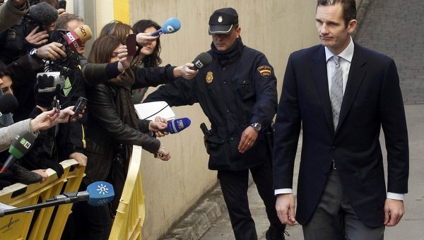 Зять короля Испании приговорен к 70 месяцам заключения 
