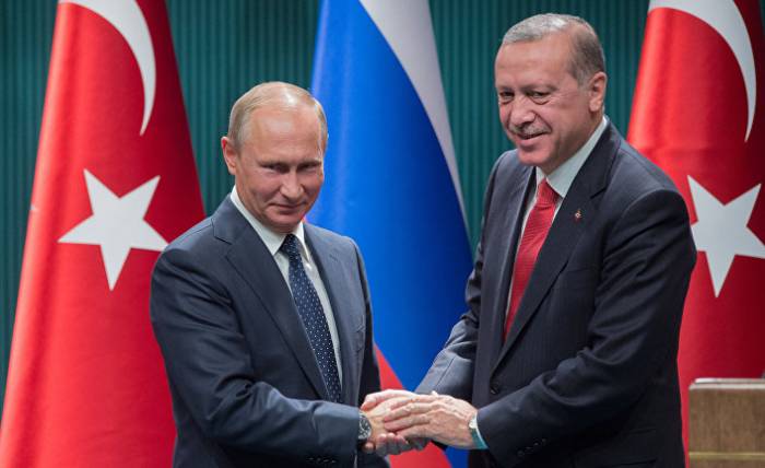 Эрдоган и Путин договорились о встрече на полях саммита БРИКС