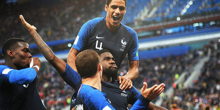 Сборная Франции вышла вперед в финальном матче ЧМ-2018