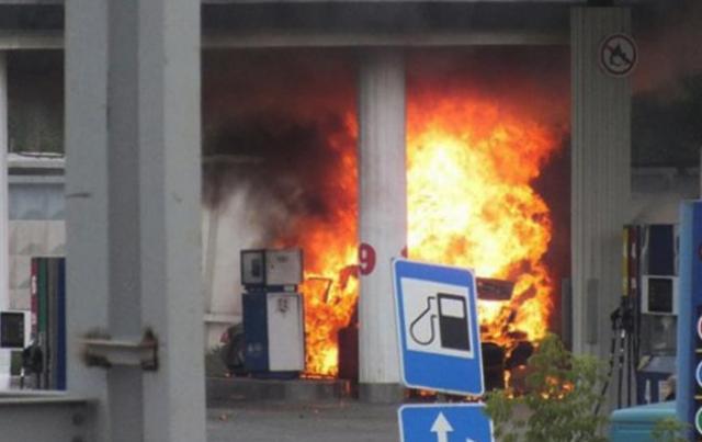 Взрыв на АЗС на границе Таджикистана и Кыргызстана