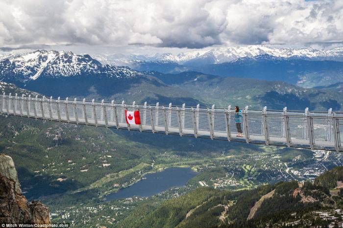 В Канаде открыли самый высокий мост в Северной Америке