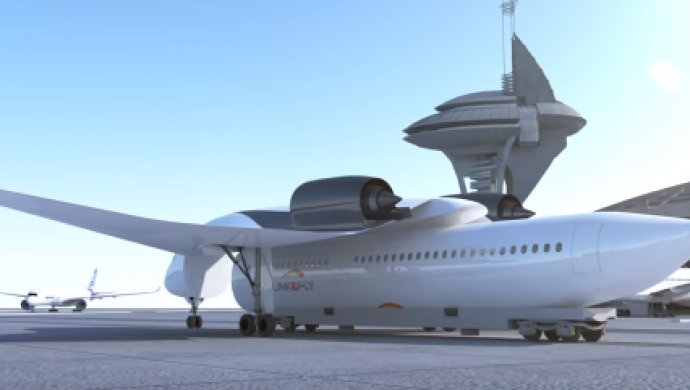 Представлен проект гибрида самолета и поезда - ВИДЕО