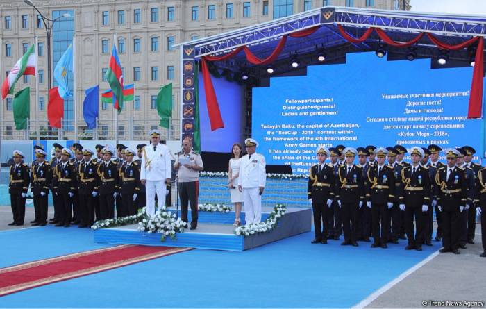 В Азербайджане прошла церемония открытия международного конкурса "Кубок моря-2018" 