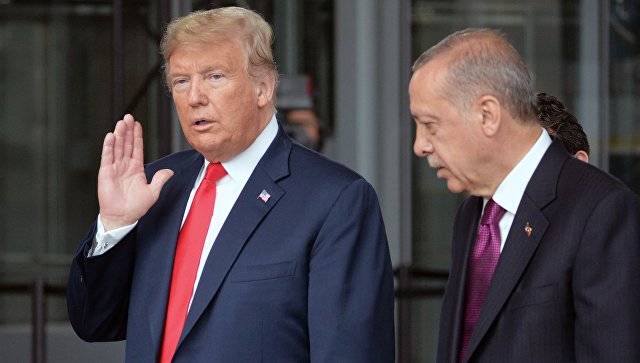 Эрдоган и Трамп обсудили по телефону Сирию и Россию