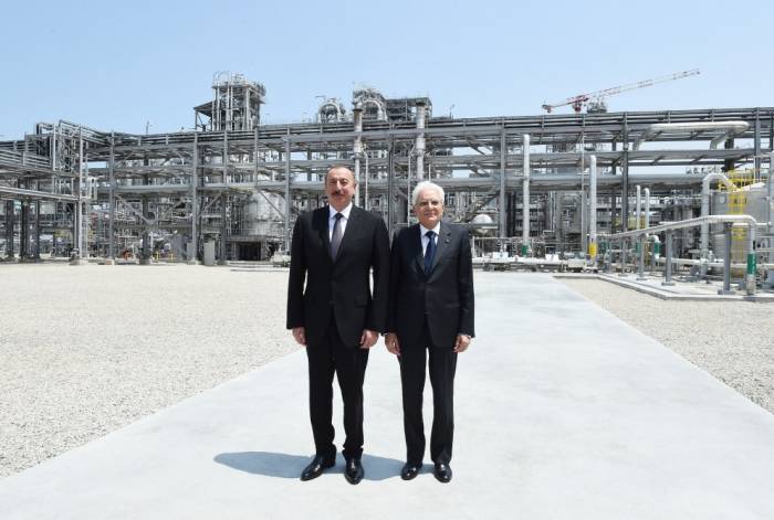 Президенты  приняли участие в открытии завода в Сумгаите - ФОТО