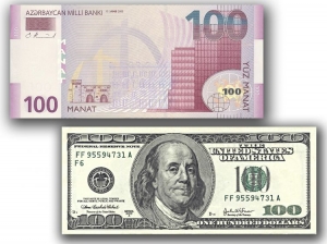 Объявлен курс доллара в Азербайджане на 24 июля