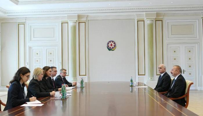 Ильхам Алиев принял делегацию из Финляндии