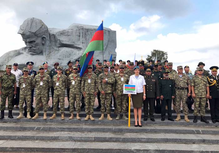 Азербайджанские военнослужащие приняли участие в конкурсe «Снайперский рубеж»