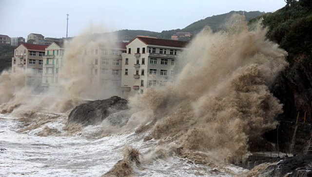 В Китае число жертв тайфуна "Румбия" возросло