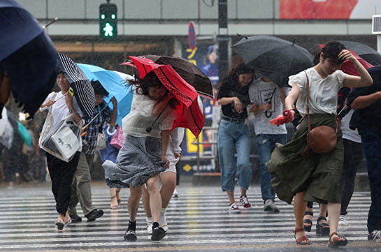 В Шанхае объявили штормовое предупреждение