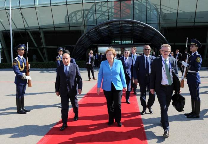 Завершился визит Канцлера Германии Ангелы Меркель в Азербайджан
