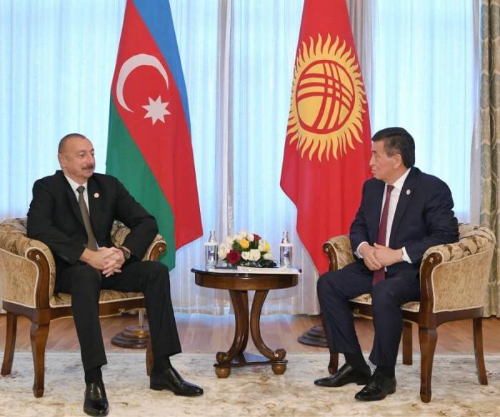 Ильхам Алиев: Между Азербайджаном и Кыргызстаном открываются хорошие перспективы для сотрудничества в транспортной сфере