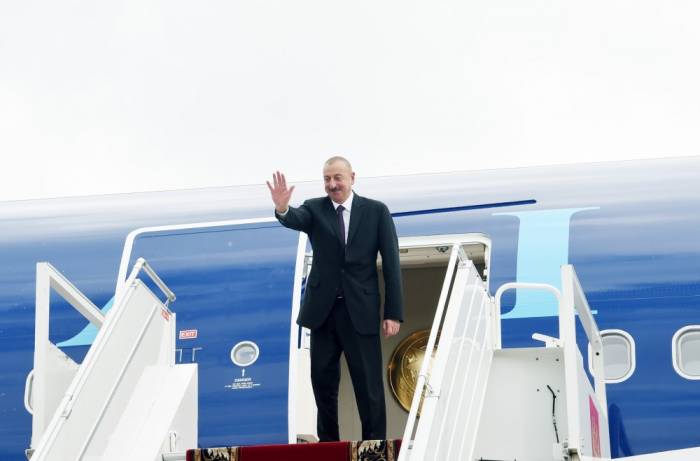 Официальный визит Президента Ильхама Алиева в Россию завершен - ФОТО