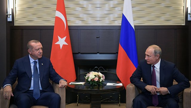 В Сочи началась встреча Путина и Эрдогана

