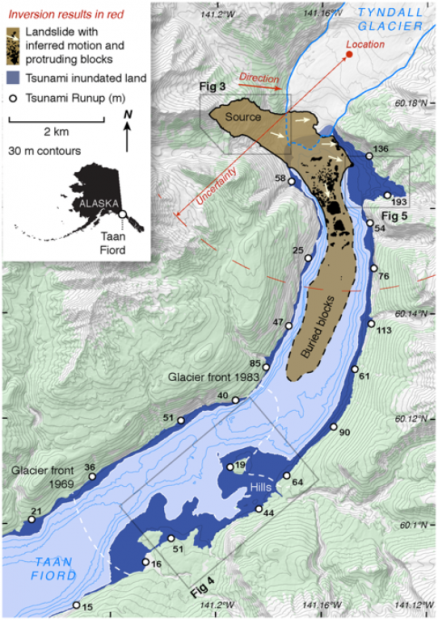 На Аляске найдены следы 200-метрового цунами
