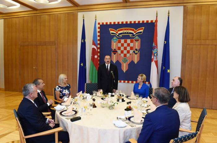 Завершился визит президента Ильхама Алиева в Хорватию