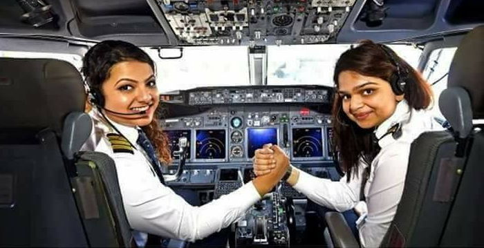 Названа страна с самым большим числом женщин-пилотов