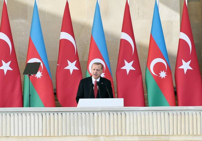 Эрдоган: "Мы никогда не станем довольствоваться проделанной работой с Азербайджаном"