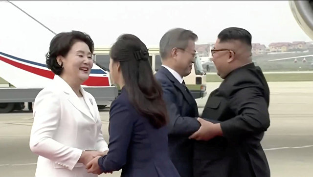 Президент Южной Кореи прибыл в КНДР на переговоры с Ким Чен Ыном
