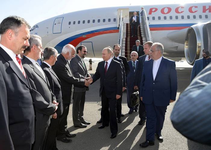 Путин прибыл в Тегеран
