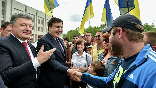 Саакашвили призвал судить Порошенко за госизмену
