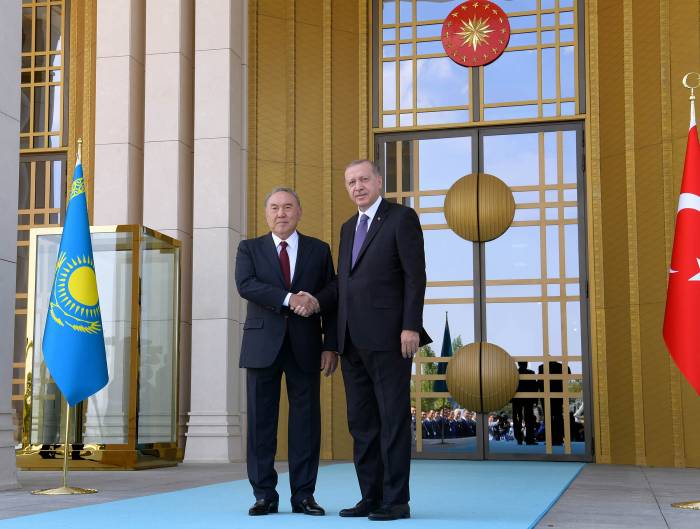 Официальная встреча Назарбаева с Президентом Турции - ФОТО
