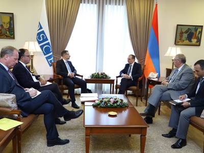 Глава МИД Армении и генсек ОБСЕ обсудили карабахский вопрос