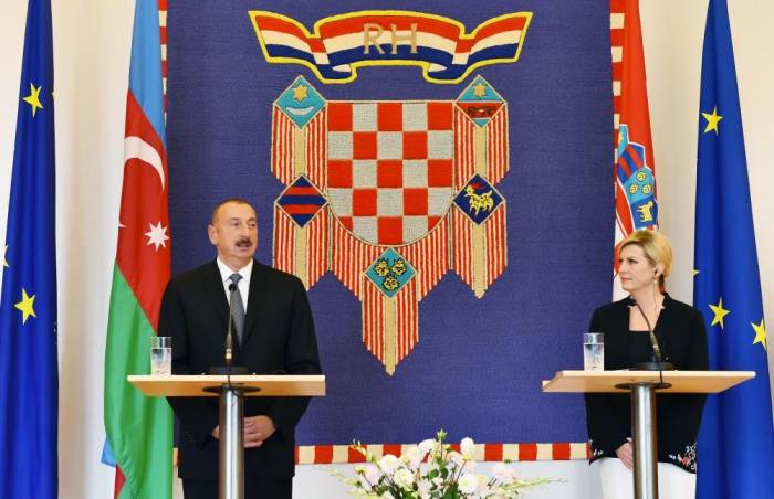 Ильхам Алиев: Хорватия и Азербайджан являются стратегическими партнерами
