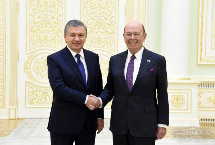 Президент Узбекистан принял министра торговли США
