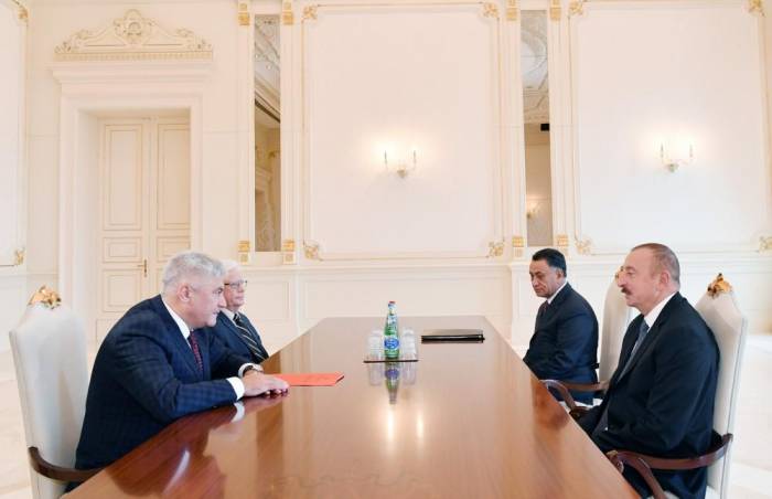 Президент Азербайджана принял делегацию под руководством главы МВД России  - ФОТО

