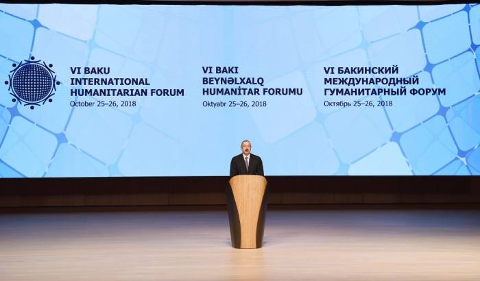 Ильхам Алиев: Государство-агрессор разрушило, уничтожило на оккупированных землях наши исторические памятники