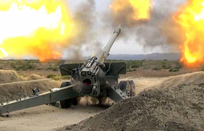 Проведены тактические учения ракетных и артиллерийских подразделений ВС Азербайджана - ФОТО