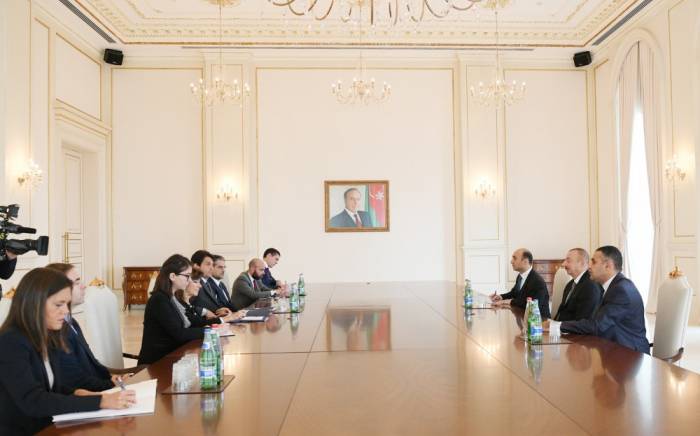 Ильхам Алиев принял итальянскую делегацию