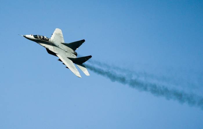 В Подмосковье разбился истребитель МиГ-29
